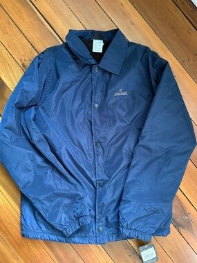 Spalding Navy Blue Boys Insulated Windbreaker Jacket